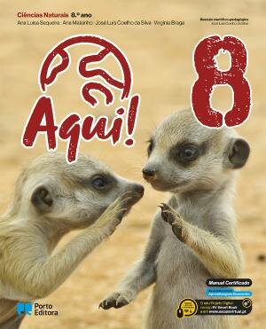 Aqui! 8 - Ciências Naturais - 8.º Ano Manual 2025