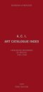 A.C.I., Art Catalogue Index