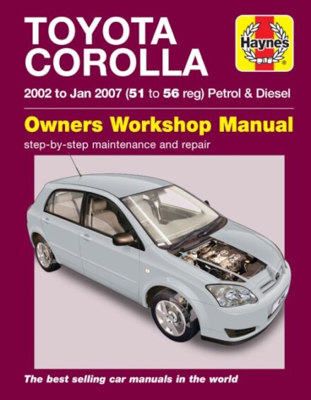 Toyota Corolla (02 - Jan 07) 51 to 56
