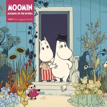 Adult Sustainable Jigsaw Puzzle Moomins on the Riviera