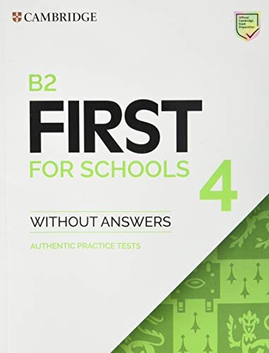 B2 First for Schools 4 Student's Book without Answers
