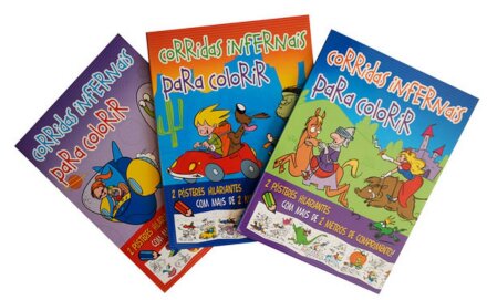 Corridas Infernais para Colorir