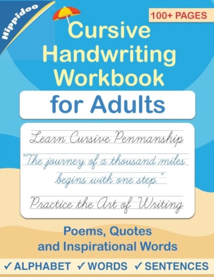 Cursive handwriting workbook for Adults