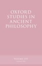 Oxford Studies in Ancient Philosophy, Volume 54