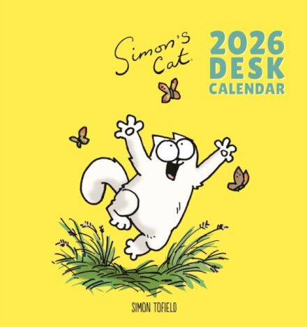 Simons Cat Easel Desk Calendar 2026