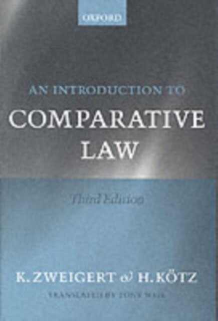 Comparative Law-An Introduction To