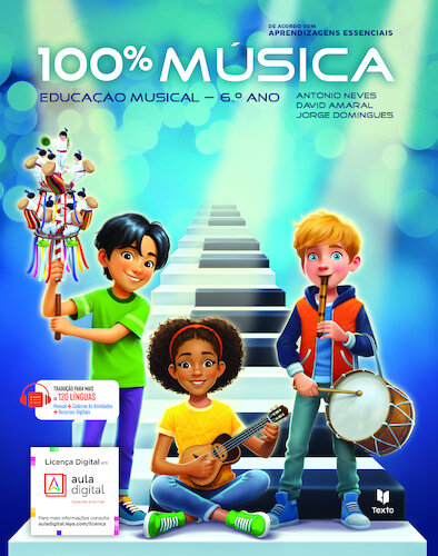 100% Música 6.º Manual do Aluno 2025