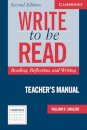 Write to be Read Teacher's Manual