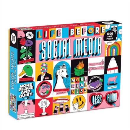 Life Before Social Media 1000 Piece Puzzle