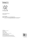 Trinity College London Violin Exam Pieces From 2020: Grade 2 (part only)