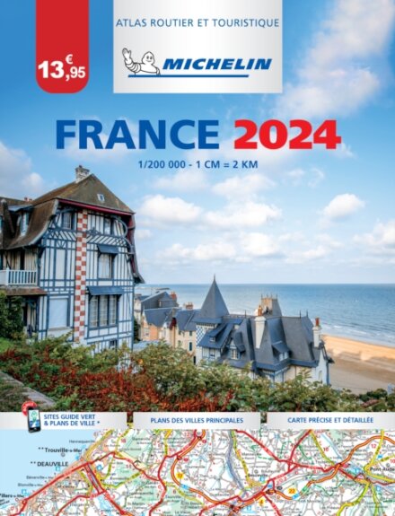 France Essential 2024 Tourist & Motoring Atlas