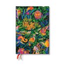 Jungle Song (Whimsical Creations) Midi 12-month Vertical Hardback Dayplanner 2025 (Elastic Band Closure)