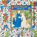 British Library: Medieval Manuscripts Wall Calendar 2025 (Art Calendar)