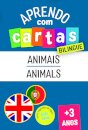 Aprendo com Cartas: Bilingue - Animais +3 Anos