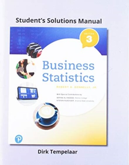 Student Solutions Manual for Business Statistics