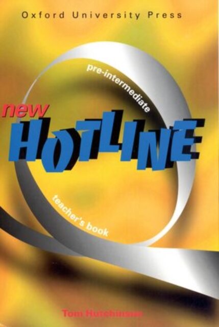 Hotline Pre-Interm Tchr