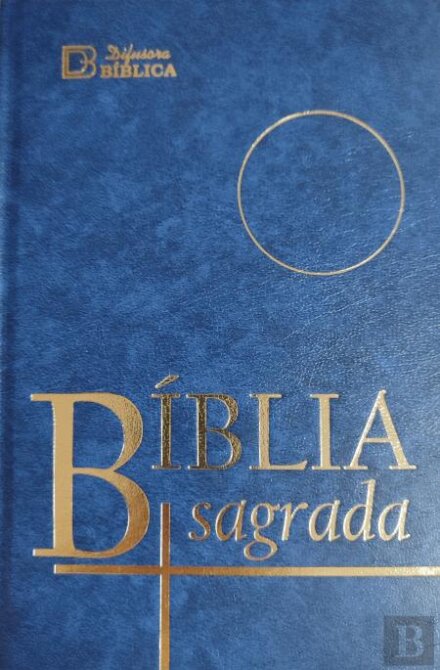 Biblia Sagrada Dourada | Azul