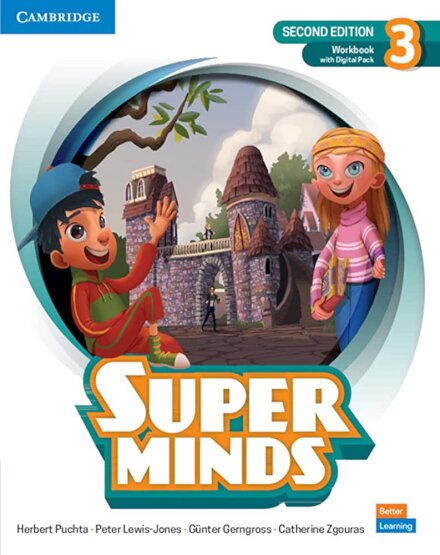 Super Minds Level 3 Workbook with Super Practice Book and Digital Pack British English