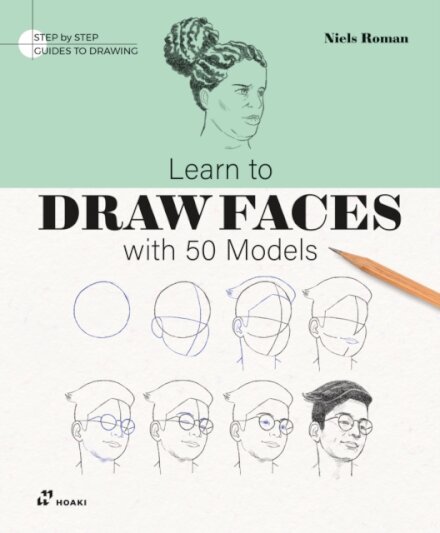 Learn To Draw Faces with 50 Models