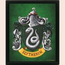 Harry Potter (Colourful Crest Slytherin) 3D Lenticular Poster (Framed)