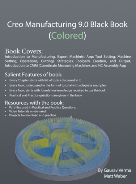 Creo Manufacturing 9.0 Black Book (Colored)