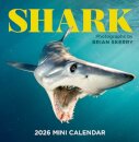 Shark Mini Wall Calendar 2026