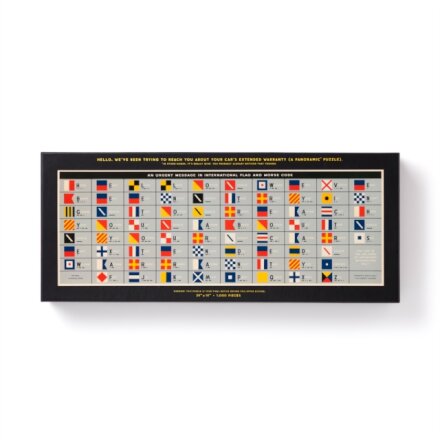 An Urgent Message 1,000 Piece Panoramic Puzzle