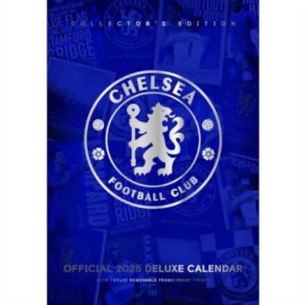 Chelsea FC A3 Deluxe Calendar 2025