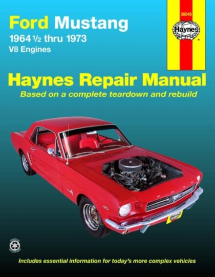 Ford Mustang, Mach 1, GT, Shelby, & Boss V-8 (1964-1973) Haynes Repair Manual (USA)