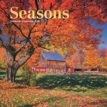 Seasons Square Wall Sunday Start Calenda