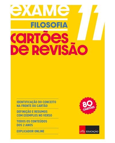 Cartões de Revisão Filosofia 11
