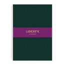 Liberty Dark Green Tudor A5 Embossed Journal