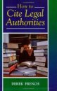 How to Cite Legal Authorities