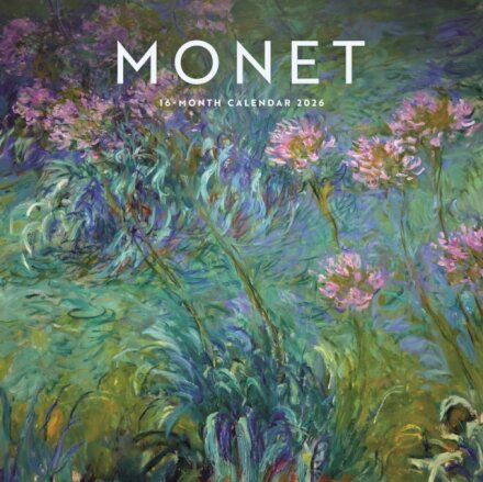 Monet Square Wall Sunday Start Calendar