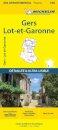 Gers Lot-et-Garonne - Michelin Local Map 336