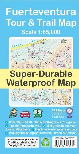 Fuerteventura Tour & Trail Map (3rd edition)