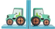Sass & Belle Green Tractor Bookends