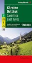 Carinthia, East Tyrol Road and Leisure Map