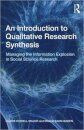 An Introduction to Qualitative Research Synthesis
