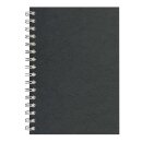 A5 Posh Pig White Paper 35lvs Black Silk