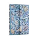 Blue Willow (Celebrate Hanfu) Mini Lined Hardcover Journal (Wrap Closure)