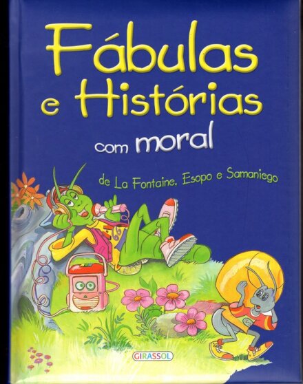 Fábulas E Histórias Com Moral - (Capa Azul)