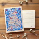 Julia Gash Wooden Postcard - England