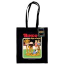 Steven Rhodes (Bingo Digs A Hole) Black Tote Bag