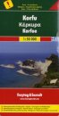 Corfu, Special Places of Excursion Road Map 1:50 000
