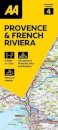 AA Road Map Provence & French Riviera