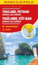 Thailand, Vietnam, Laos, Cambodia Marco Polo Map