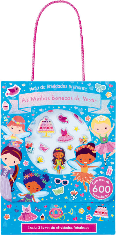 As Minhas Bonecas De Vestir - Mala De Atividades Brilhante