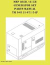 MEP 805B / 815B Generator Set Repair Parts Manual TM 9-6115-671-24P