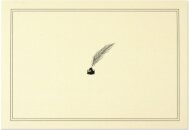 Note Card Quill Pen & Ink